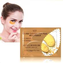 1Pair Gold Crystal Eye Mask Collagen Eye Patches Dark Circles Remove Anti-Aging Wrinkle Skin Care For Eye TSLM1 2024 - buy cheap