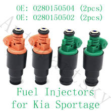 4 pieces New Fuel injectors 0280150504 0280150502 For Kia Sportage 2.0L 1995 1996 1997 1998 1999 2000 2001 2002 2024 - buy cheap