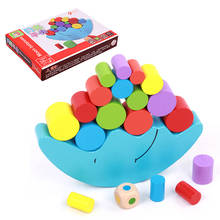 Kids Montessori Toys Colorful Moon Balancing Building Blocks Game Early Educational Toys for Children GIfts 2 3 4 Years Old 2024 - buy cheap