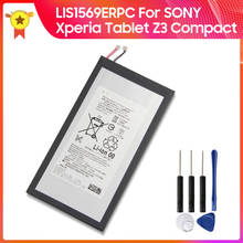 Batería de repuesto auténtica LIS1569ERPC para SONY Xperia Z3, Tablet Compact 4,35 V, batería Original de 4500mAh 2024 - compra barato