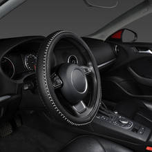 AUTOYOUTH-funda para volante de coche, accesorio Interior clásico de cuero PU Premium, antideslizante, apto para 38CM de diámetro 2024 - compra barato