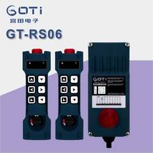 Interruptor de Control remoto para grúa, elevador de grúa inalámbrico de Radio Industrial, GT-RS06 (2TX + 1RX), 6 CANALES, reemplaza UTING F21-E1B TELEcontrol 2024 - compra barato