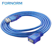 Cable de extensión USB 2,0, Cable de transmisión de datos macho a hembra, Cable de extensión de sincronización de datos de súper alta velocidad, 3m 2024 - compra barato