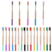 Multicolor Eco-Friendly Bamboo Toothbrush Soft Bristle Child ToothbrushesWhitening Bamboo Toothbrushes Soft Dental Oral Care 2024 - buy cheap