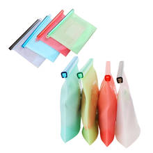 Kitchen Organizer Reusable Silicone Food Bag Fruit Meat Milk Storage Container Refrigerator Bags Vacuum Seal Food Fresh Bag 2024 - buy cheap