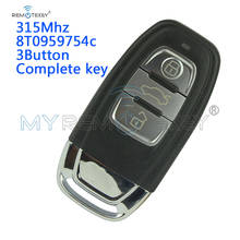 Llave Inteligente A4, A6, Q5, SQ5, 3 botones con inserto de llave, 315Mhz, 8T0959754C, repuesto de llave de coche para Audi 2024 - compra barato