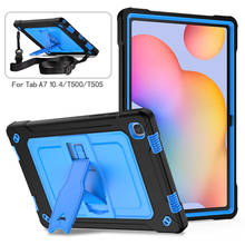 Rugged Case for Samsung Galaxy Tab A 10.1 2019 T510 T515 8.0 T290 T295 A7 10.4 2020 T500 T505 Shockproof Silicone Stand Cover 2024 - buy cheap