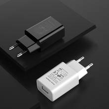 Сетевое зарядное устройство Mini USB, 1 шт., 5 В, 1 А, адаптер USB Мобильный телефон для путешествий, штепсельная вилка европейского стандарта для смартфонов на IOS, Android, планшетов 2024 - купить недорого