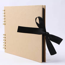 Álbum de fotos de papel Kraft, regalos hechos a mano, libro de invitados de boda, álbum de memoria, 40 páginas 2024 - compra barato