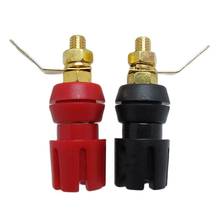 Un par de conectores de Banana de cobre chapados en oro, enchufes de banana, Conector de terminales de ciruela de 4MM para bocinas de altavoz 2024 - compra barato