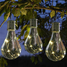 Солнечный Мощность светодиодный светильник лампа Висячие украшения прочный для кемпинга на открытом воздухе сад в наличии 2024 - купить недорого