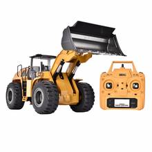 HUINA 583 2.4G  RC Electric Truck Remote Control Model Excavator Engineering Vehicle Alloy Bulldozer for KIDS gifts 2024 - buy cheap