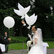105*42cm   Factory Direct Cartoon Peace Pigeon Balloon Wedding Decoration Balloon  White Pigeon Floating Air   Balloon 2024 - buy cheap