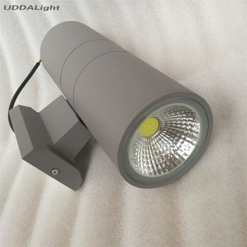 Up Down Wall Light Lamp Outdoor IP65 Lights on The Wall Waterproof 20W Garden Porch Black Gray Outdoor Sconce 90MM 2022 - buy cheap