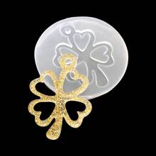 UV Resin Jewelry Liquid Silicone Mold Clover Bell Tree Frame DIY Jewelry Pendant  2024 - buy cheap