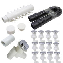 Spa massage tub nozzle suit ,such as 7 Twist and bend bubble nozzle/air distributor/water valve/tub pipe,Quick connect spa 2024 - buy cheap