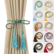 1 Pair Simple Style Window Decorating Curtain Tassel Rope Tie Backs Curtain Fringe Tiebacks Home Curtain Holder Accessories D40 2024 - buy cheap