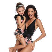 Bikini a juego para madre e hija, traje de baño de playa, aspecto familiar, ropa para mamá e hija, trajes de baño a juego 2024 - compra barato