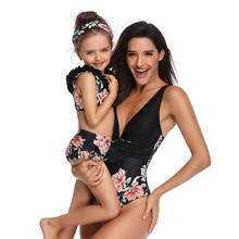 Mãe filha bikini banho de praia maiôs família olhar mamãe e me roupas mãe e filha vestidos combinando roupas 2024 - compre barato