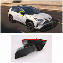 ABS Chrome For Toyota RAV4 RAV 4 2019 2020 2pc/set Carbon Fiber Style Side Door Wing Rearview Mirror Cover Trim Auto Accessories 2024 - buy cheap