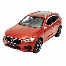 1:32 Scale Licensed For VOLVO XC60 Collection Diecast Car Model Alloy Metal Luxury SUV Pull Back Sound&Light Toys Vehicle 2024 - buy cheap