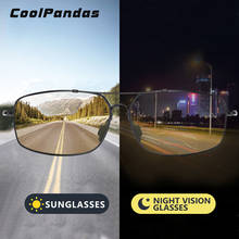 2022 CoolPandas Brand Photochromic Polarized Sunglasses Memory Metal Frame Driving Men Women Day Night Vision zonnebril heren 2024 - buy cheap