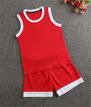 Blank Basketball Jersey Kids Adult Sports shirt Girls Breathable Quick-drying Sleeveless basketball clothing training suits 2024 - buy cheap