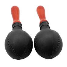 2PCS ABS Plastic Sand Hammer Sand Ball Musical Instrument Wooden Handle Sand Hammer Maraca Shakers Rattles 2024 - buy cheap