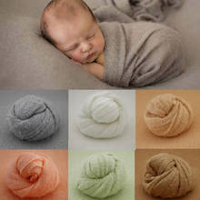 Baby Mohair Receiving Blanket Infants Sleeping Swaddle Wrap Newborn Photography Props Backdrop Photo Shooting Accessories 2024 - buy cheap