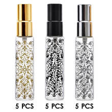 5x Travel Mini Refillable Perfume Atomizer Empty Bottle Flowers Printed 2024 - buy cheap