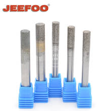 CNC Vaccum Brazed Diamond Tools Engraving Bits Router Bits Cylinder Flat End Mill Marble Granite Natural Stone 2024 - buy cheap