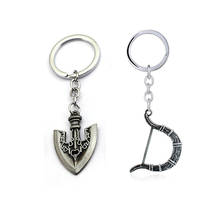 Hot Anime JOJOS BIZARRE ADVENTURE Keychain Metal KILLER QUEEN Keyring Bow Arrow Holder Higashikata Josuke llaveros Jewery 2024 - buy cheap