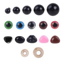 50pcs/set Triangle Nose Round Safety Eyes with Washers for Bear Puppet Dolls Toy  2024 - buy cheap