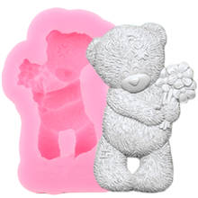 3D Bear Silicone Molds Chocolate Fondant Mold Sugarcraft Cake Decorating Tools DIY Cupcake Topper Candy Polymer Clay Moulds 2024 - buy cheap