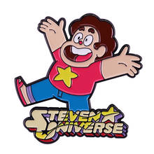 Эмалированная брошь Steven Universe, Детская Брошь в виде персонажа из мультфильма, ювелирное изделие 2024 - купить недорого
