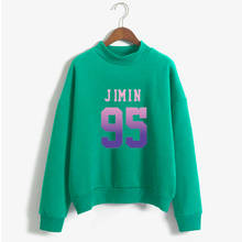 Хип-хоп JIMIN95 водолазка новая DNA K-pop одежда 2020 harajuku kpop bangtan Love Yourself kpop JIMIN95 свитшоты верхняя одежда 2024 - купить недорого