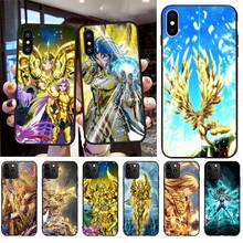 Чехол PENGHUWAN Saint Seiya для iPhone 11 pro XS MAX 8 7 6 6S Plus X 5S SE XR 2024 - купить недорого