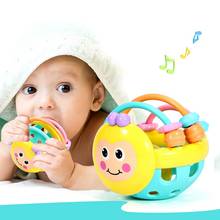 Baby Rattle Intelligence Hand Grab Ball Animal Toy Soft Gum Tooth Ring Baby Soft Sound Infant Baby Toys For Newborns Montessori 2024 - buy cheap