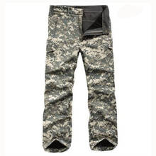 Мужские камуфляжные брюки TAD, камуфляжные ветрозащитные штаны из кожи акулы для активного отдыха, походов, охоты, военные армейские брюки 2024 - купить недорого
