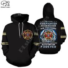 PLstar Cosmos Firemen Firefighter Suit Super Hero NewFashion Casual Unisex 3DPrint Zipper/Hoodies/Sweatshirt/Jacket/Men/Women T5 2024 - buy cheap