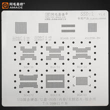 BGA Reballing Stencil For BGA96/152/132/136/316/272/100 DDR SSD master control IC Chip Tin Planting Soldering template Net 2024 - compre barato