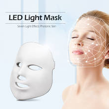 7 Colors LED Facial Mask Skin Rejuvenation Anti Wrinkle Acne Photon Therapy Whitening Tighten Instrument Face Care Skin Mask 2024 - buy cheap