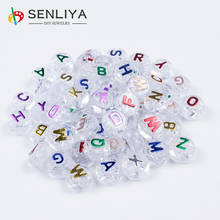5*9mm DIY Jewelry Handmade Diy Bracelet Necklace Round Flat Loose Beads 50/100/150/200Pcs/Lot Colorful Acrylic Letter Beads 2024 - buy cheap