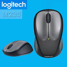 Logitech-ratón inalámbrico M235, receptor unificador, ergonómico, Muis, óptico, Mini, para ordenador 2024 - compra barato