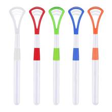 1Pcs Tongue Scraper Tongue Brush Cleaner Or-al Cleaning Tongue Toothbrush Brush Fres-h Breath Remove Tongue Coating 2024 - buy cheap