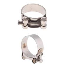 Universal Motorcycle 48-51mm/52-55mm Muffler Stainless Steel Band Exhaust Clamp Kit 2024 - buy cheap