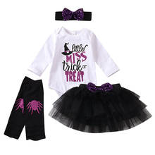 Bebê menina meu 1st vestido de halloween preto pumkine bruxa chapéu cosplay festa outfits traje primeiro dia das bruxas roupas para a criança 6m 2024 - compre barato