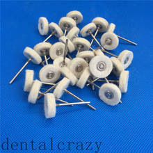 30pcs /bag Dental Lab Wool Polishing Buffing Wheels Brushes Burs For Rotary Tools Dentist tool 2024 - buy cheap