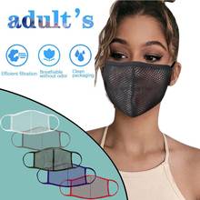 1PC Mesh Face Mask Earloop Washable Breathable Protect Outdoor Skin-Friendly Reusable Dustproof Fashion Windproof Masque 2024 - buy cheap