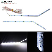 Ijdm luz led branca para caminhão modelo de caminhão ford f250 f350 f450 2017-2020 super resistente lateral fender emblema cromado 2024 - compre barato